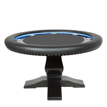 Round Poker Table With LED Lights – The Ginza LED by BBO